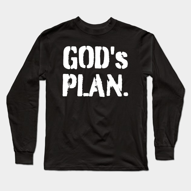 God's Plan Long Sleeve T-Shirt by UrbanLifeApparel